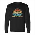 43 Years Of Being Awesome Vintage Limited 43Th Birthday 1979 Long Sleeve T-Shirt