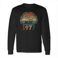 44 Years Old Birthday Awesome Since May 1977 Ver2 Long Sleeve T-Shirt