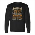 45 Years Old Gifts Vintage January 1977 45Th Birthday Gift Long Sleeve T-Shirt