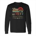 45Th Birthday Born 1977 Vintage Limited Edition 45 Birthday Long Sleeve T-Shirt