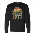 49 Years Old 49Th Birthday Gifts Awesome Since January 1973 Gift Long Sleeve T-Shirt