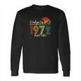 49 Years Old Birthday Tee Vintage 1972 Classic Theme Long Sleeve T-Shirt