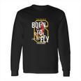 6 Michael Jordan Born To Fly The Last Dance Signature Long Sleeve T-Shirt