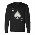 Ace Of Spades Blackjack Cards Poker Long Sleeve T-Shirt