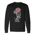 Aesthetic Skeleton Hand Rose Pastel Goth Dark Gothic Long Sleeve T-Shirt