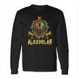 African Lion Rbg Ankh Long Sleeve T-Shirt