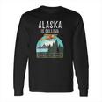 Alaska Mountain Retro Vintage Plane Bush Flying Long Sleeve T-Shirt