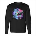 Alice In Wonderland Neon Forest Silhouette Long Sleeve T-Shirt