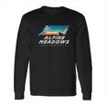 Alpine Meadows California Usa Ski Resort 1980S Retro Long Sleeve T-Shirt