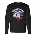 American Trainspotter Train America Trainspotting Trains Gift Long Sleeve T-Shirt