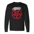 Anthrax Band Tshirt Long Sleeve T-Shirt