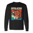 Appalachia Vintage Banjo Player Bluegrass Musician Long Sleeve T-Shirt