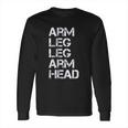 Arm Leg Leg Arm Head Allah Nge 5 Percent Long Sleeve T-Shirt