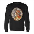 Art Nouveau Zodiac Signs Gypsy Fortune Teller Alphonse Mucha Long Sleeve T-Shirt