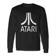 Atari Video Game Retro Logo Vintage Gaming Console Long Sleeve T-Shirt