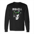 Attack On Titan Eren Jaeger Glow Long Sleeve T-Shirt