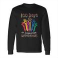 Autism Awareness Embrace Differences 100 Days Of School Iep Long Sleeve T-Shirt