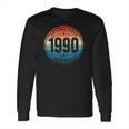 Awesome Since 1990 - 32 Years Old 32Nd Birthday Gift Long Sleeve T-Shirt