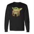 Baby Yoda Sunset Shirt Long Sleeve T-Shirt