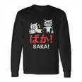 Baka Slap Toilet Paper Anime Manga Fun Quarantine Otaku Gift Long Sleeve T-Shirt