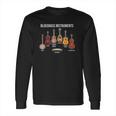 Banjo Bluegrass Instruments Vintage Music Fans Banjo Player Long Sleeve T-Shirt