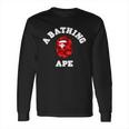 Bape Abc Red Camo Long Sleeve T-Shirt