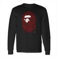 Bape Camo Red Long Sleeve T-Shirt