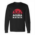 Baseball Acuna Matata Long Sleeve T-Shirt