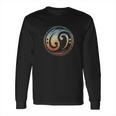 Bass Guitar Clef Yin Yang Vintage For Bassist Bass Player Long Sleeve T-Shirt