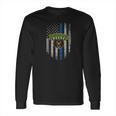 Baylor Bears Thin Blue Line Apparel Long Sleeve T-Shirt