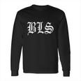 Black Label Society White Word Art Long Sleeve T-Shirt