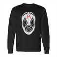 Black Mil Mascaras Lucha Libre Wrestling Gear Long Sleeve T-Shirt