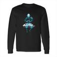 Blue Monochromatic Aang The Last Airbender Long Sleeve T-Shirt