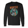 Boba Fett Wanted Distressed Mandalorian Long Sleeve T-Shirt