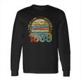 Born In February 1989 32Nd Birthday Gift Retro 32 Years Old Long Sleeve T-Shirt