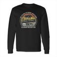 Born January 1971 51St Bithday Gift Made In 1971 51 Year Old Long Sleeve T-Shirt