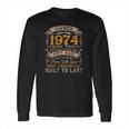 Born In March 1974 Vintage 47Th Birthday Gifts 47 Years Old Long Sleeve T-Shirt