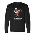 Braaap Dirt Bike Retro 8 Bit Video Game Gamer Full Long Sleeve T-Shirt