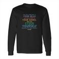 Brains And Feet Quote Dr Seuss Tshirt Long Sleeve T-Shirt