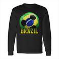 Brazil Soccer Logo Long Sleeve T-Shirt