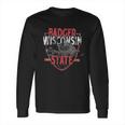 Brisco Brands Wisconsin Badger State Long Sleeve T-Shirt