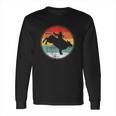 Bull Riding Rodeo Cowboy Vintage Long Sleeve T-Shirt