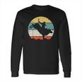 Bull Riding Rodeo Cowboy Western Country Retro Vintage Design Long Sleeve T-Shirt