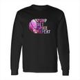 Bump Set Spike Repeat Volleyball Lover Athlete Sports Gift Long Sleeve T-Shirt