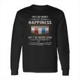 Camaro And Happiness Long Sleeve T-Shirt