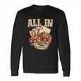 All In Card Game Playing Cards Poker Player Gambling Casino Long Sleeve T-Shirt