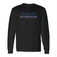 Chapel Hill North Carolina Vintage Retro Stripe Long Sleeve T-Shirt