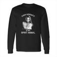 Cher Horowitz Black And White Grayscale Portrait Long Sleeve T-Shirt