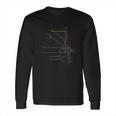 Chicago L Map Cta Elevated L Train Metro Transit Long Sleeve T-Shirt