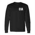 Cia Central Intelligence Agency Long Sleeve T-Shirt